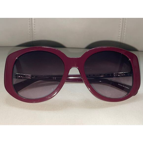 Authentic Designer Longchamp LO601S Two-Tone Retro Butterfly Sunglasses w/ Case main image 6
